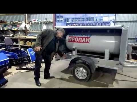 Прицеп-газгольдер. Прицеп-газгольдер.