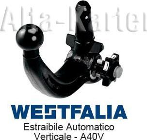 Фаркоп Westfalia с электрикой для Audi A6 C7 седан, универсал (вкл. S-line; искл. RS6) 2014-2018. Быстросъемный крюк. Артикул 305439900113