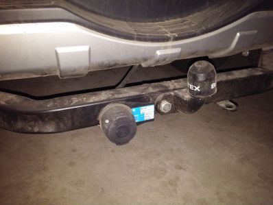 Фаркоп Baltex для Mitsubishi Pajero IV (дизель) 2008-2021. Фланцевое крепление. Артикул MP08D
